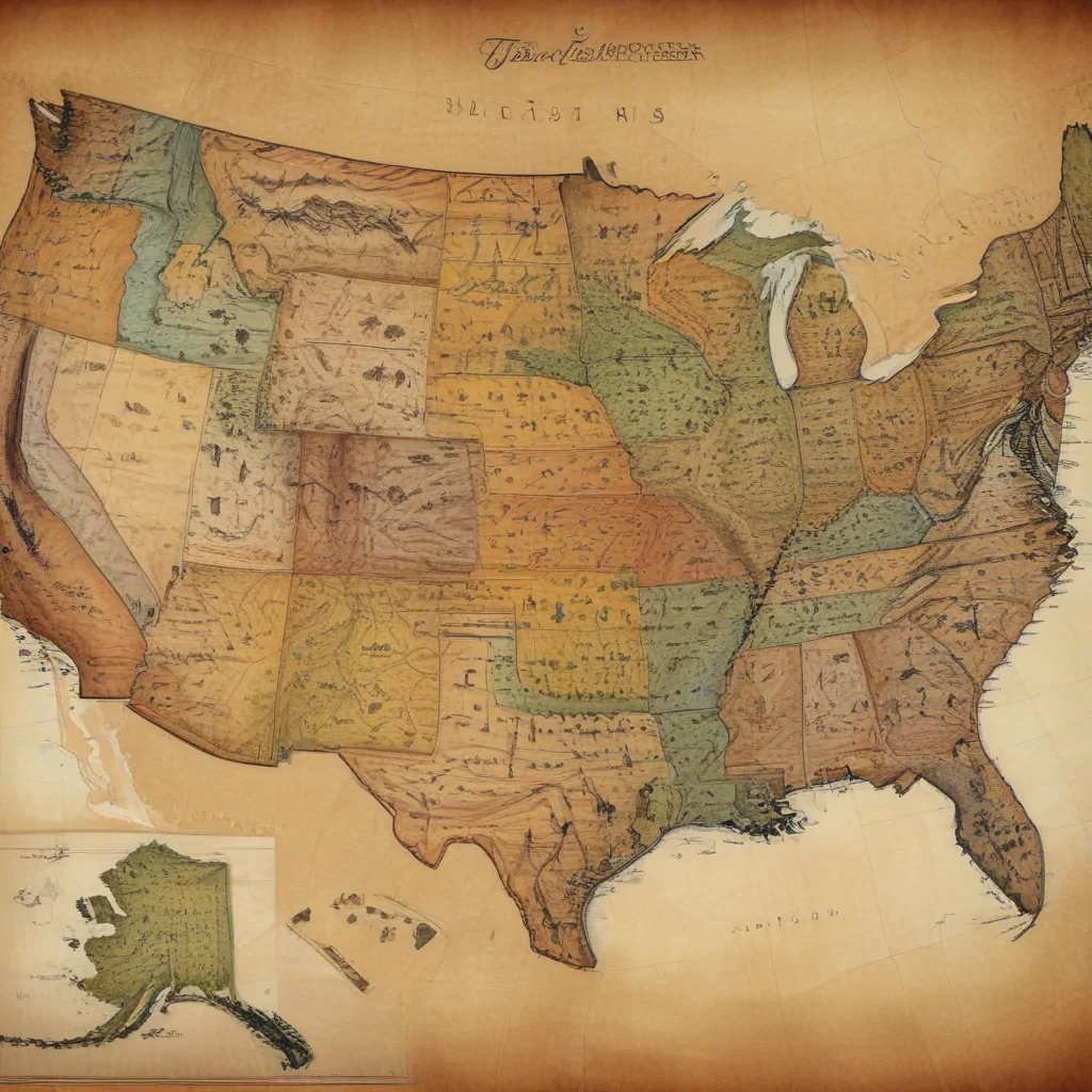 map of the usa states