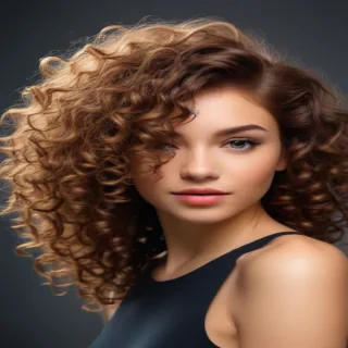 curly hair png