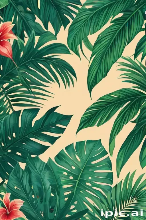 tropical wallpaper iphone