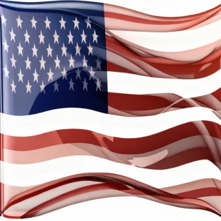 transparent usa flag
