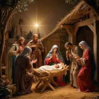 images of the manger scene