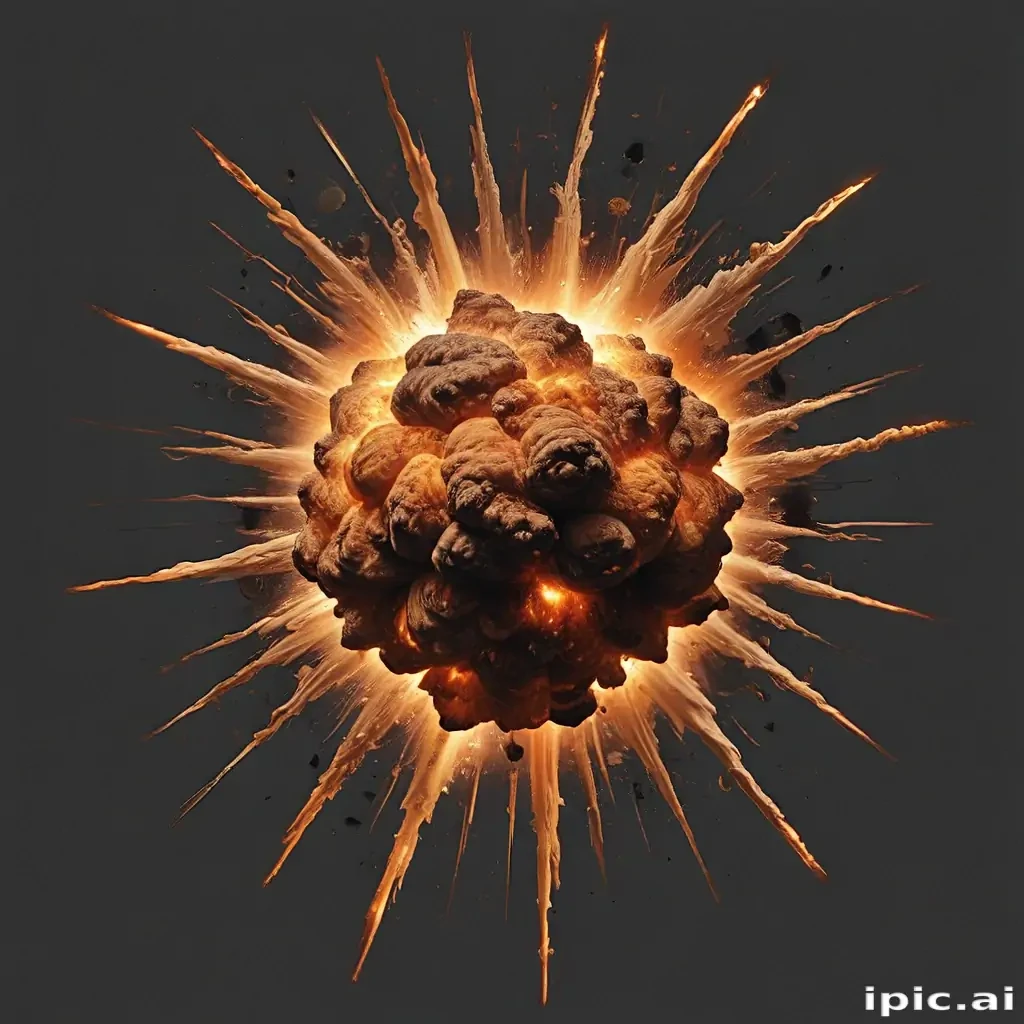 explosion transparent background