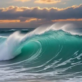 waves transparent