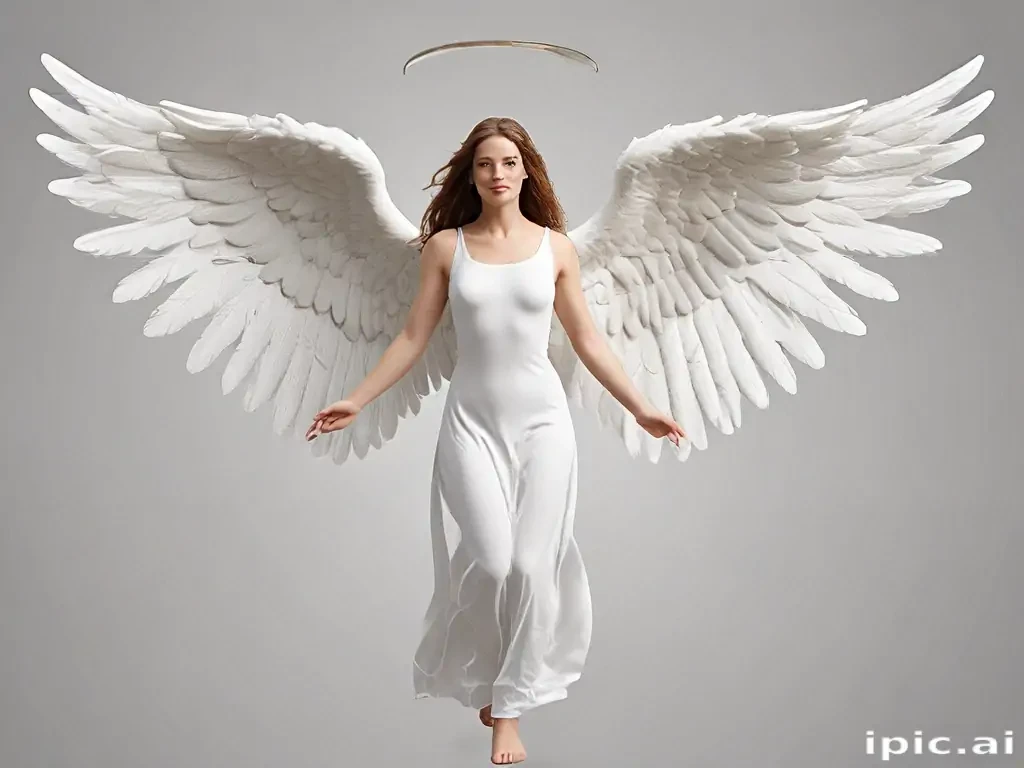 clipart of angels with wings