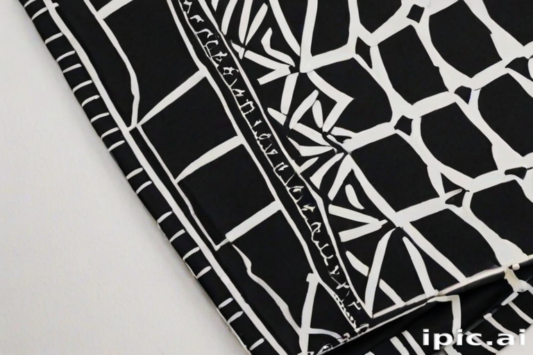 black with white pattern