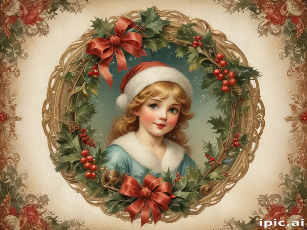 free printable vintage christmas images
