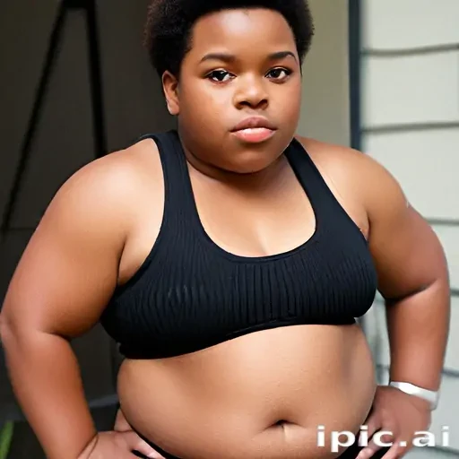 fat black kid