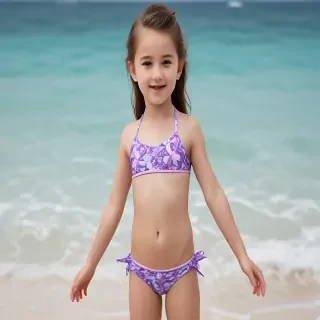 ai little girl bikini