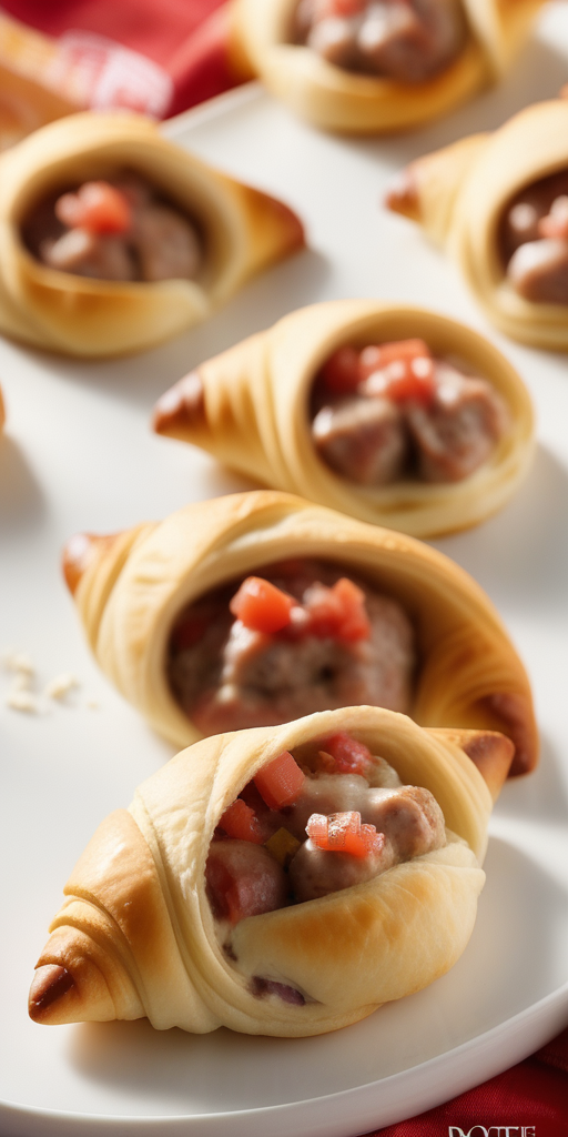 rotel sausage and cream cheese crescents