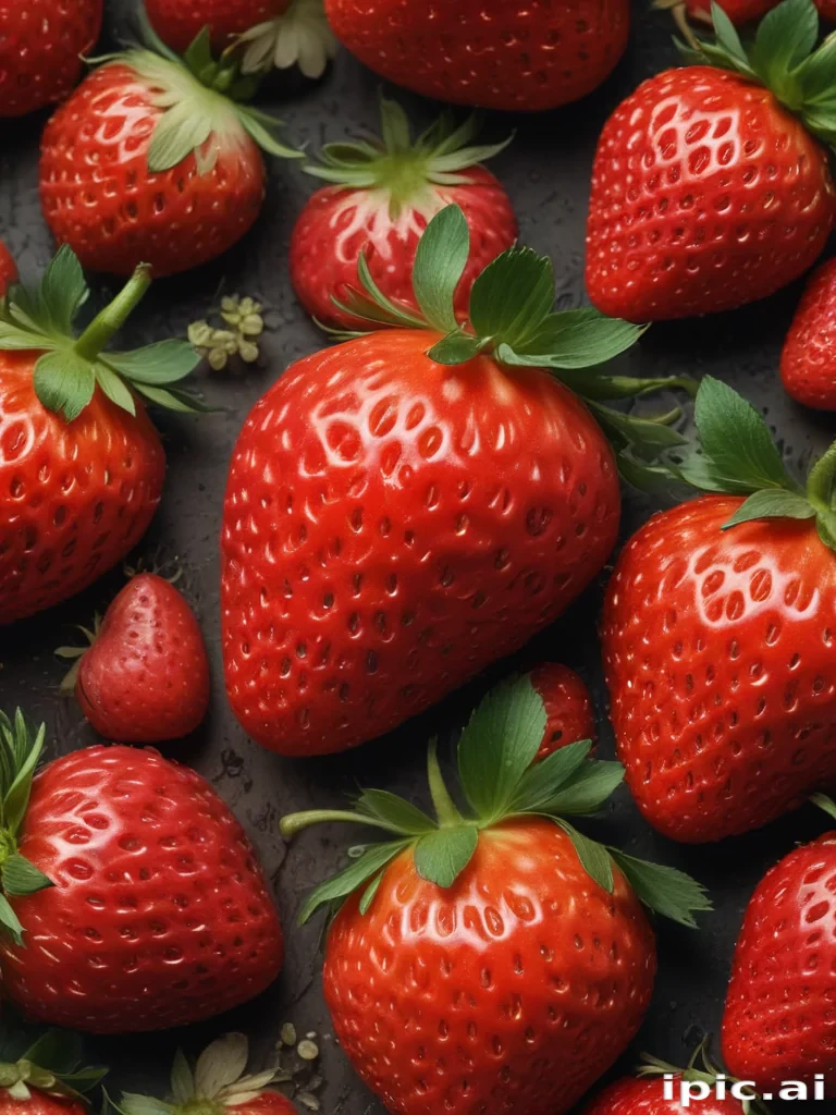 strawberry background aesthetic