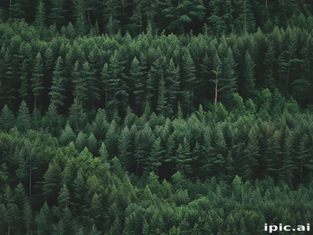 green forest aesthetic
