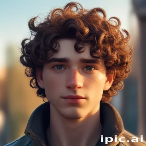 popular male cartoon characters with curly hair