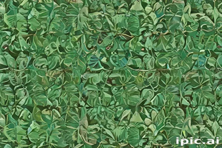 green leaf design
