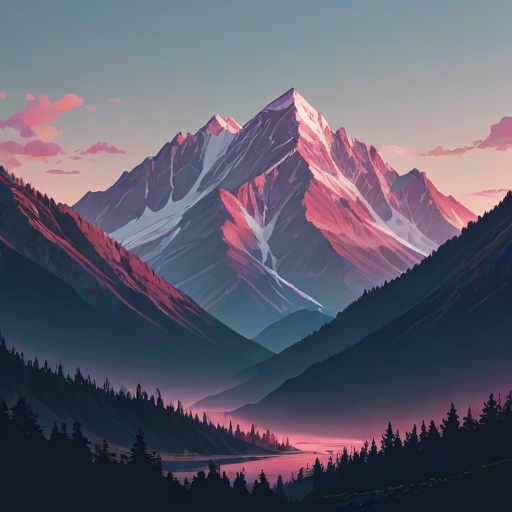 aesthetic mountain wallpaper