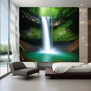 water fall wall paper