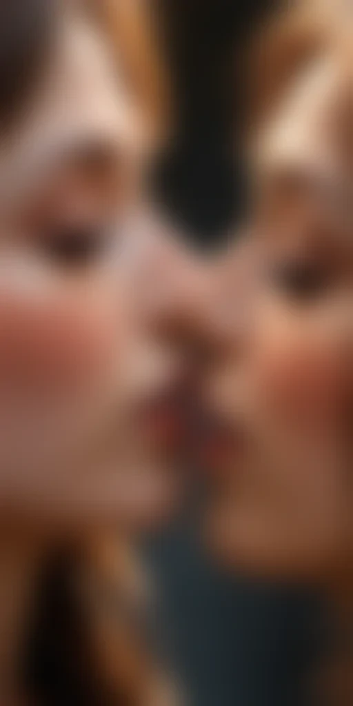aesthetic kiss