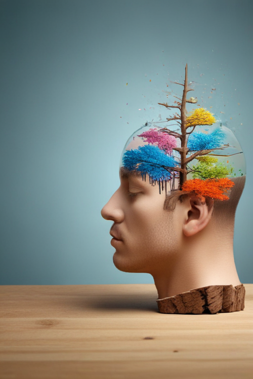 Imagining a Vibrant World: A Creative Tree Grows Within the Mind