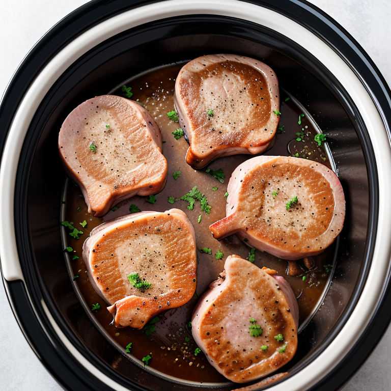 frozen pork chops in slow cooker