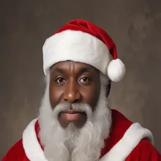 image of black santa