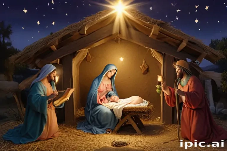 merry christmas nativity images free