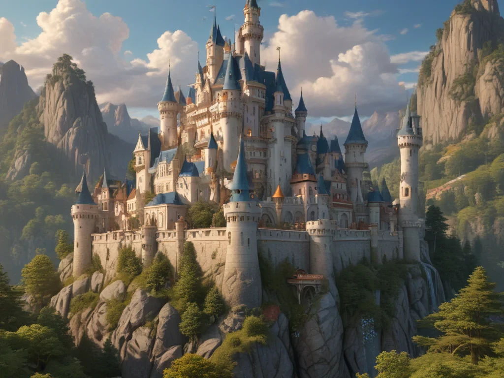cartoon castle
