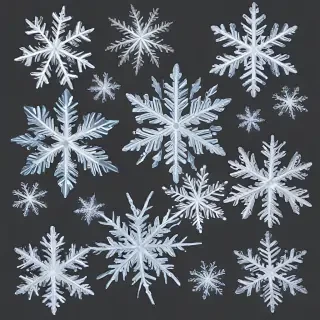 transparent snowflakes png