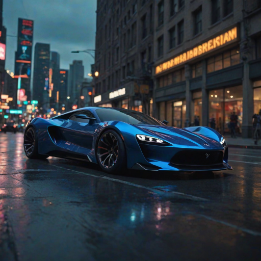 cinematic film still snake, A futuristic car, rendered in lush digital art, showcases a sleek, aerodynamic design with curved lines and sharp angles, evoking a sense of high-speed velocity. The metallic  body glimmers in the light, accentuated by neon  accents that pulse with an otherworldly energy. The wheels, a mesmerizing blend of chrome and carbon fiber, appear to rotate in mid-air, as if defying gravity. Against a backdrop of deep, electric blue, the car seems to embody the essence of innovation and progress, transporting the viewer to a world of tomorrow. ImgFixerPre0.3 <lora:more_details:1> . shallow depth of field, vignette, highly detailed, high budget, bokeh, cinemascope, moody, epic, gorgeous, film grain, grainy
