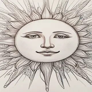 sun doodle
