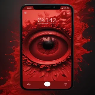 red lockscreen