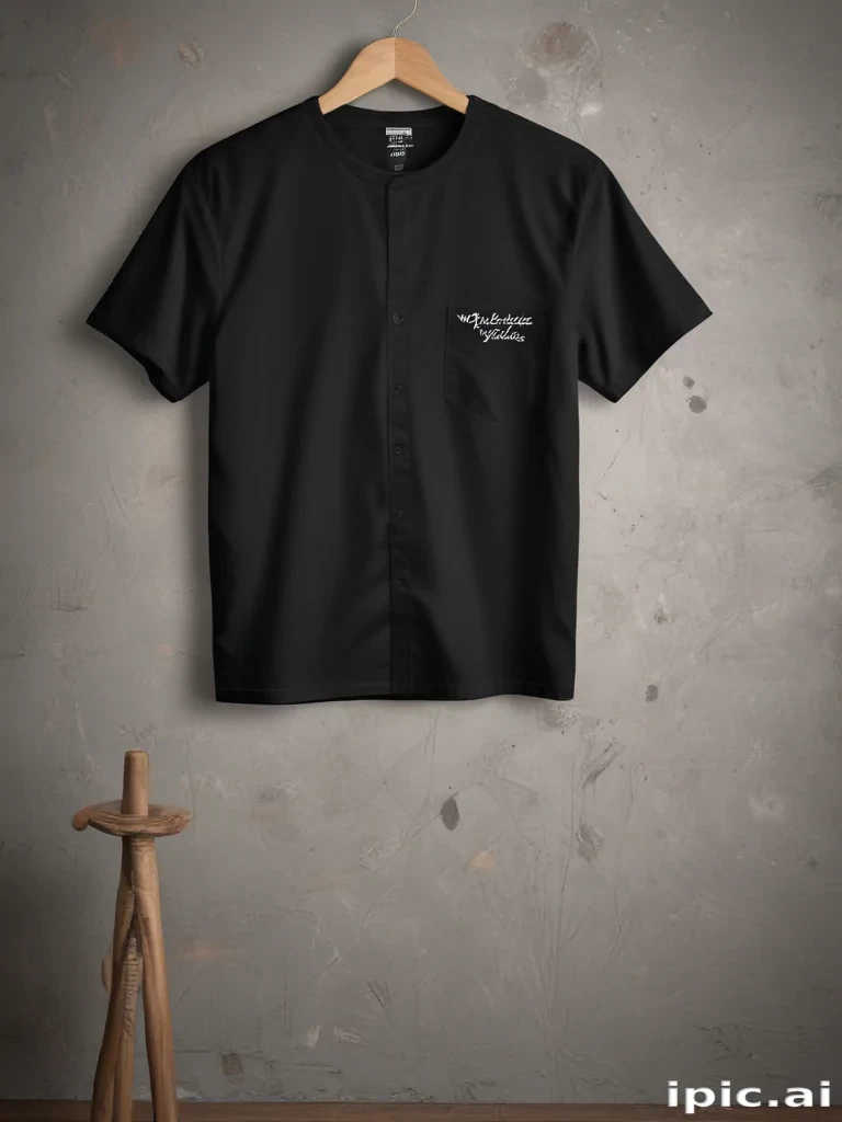 black mockup shirt