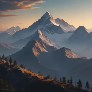 mountain silhouette