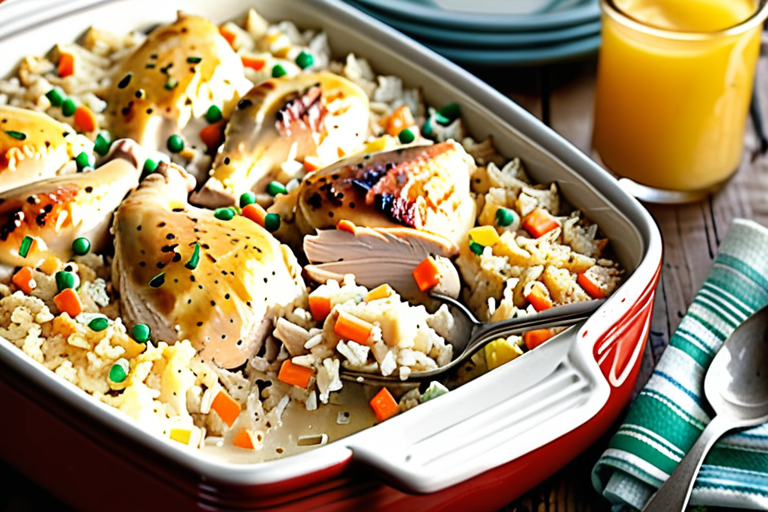 mamaw's chicken and rice casserole