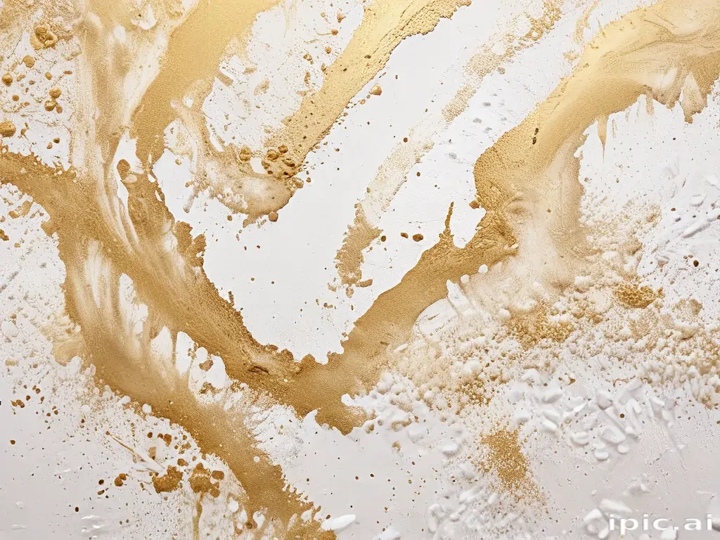 gold and white background
