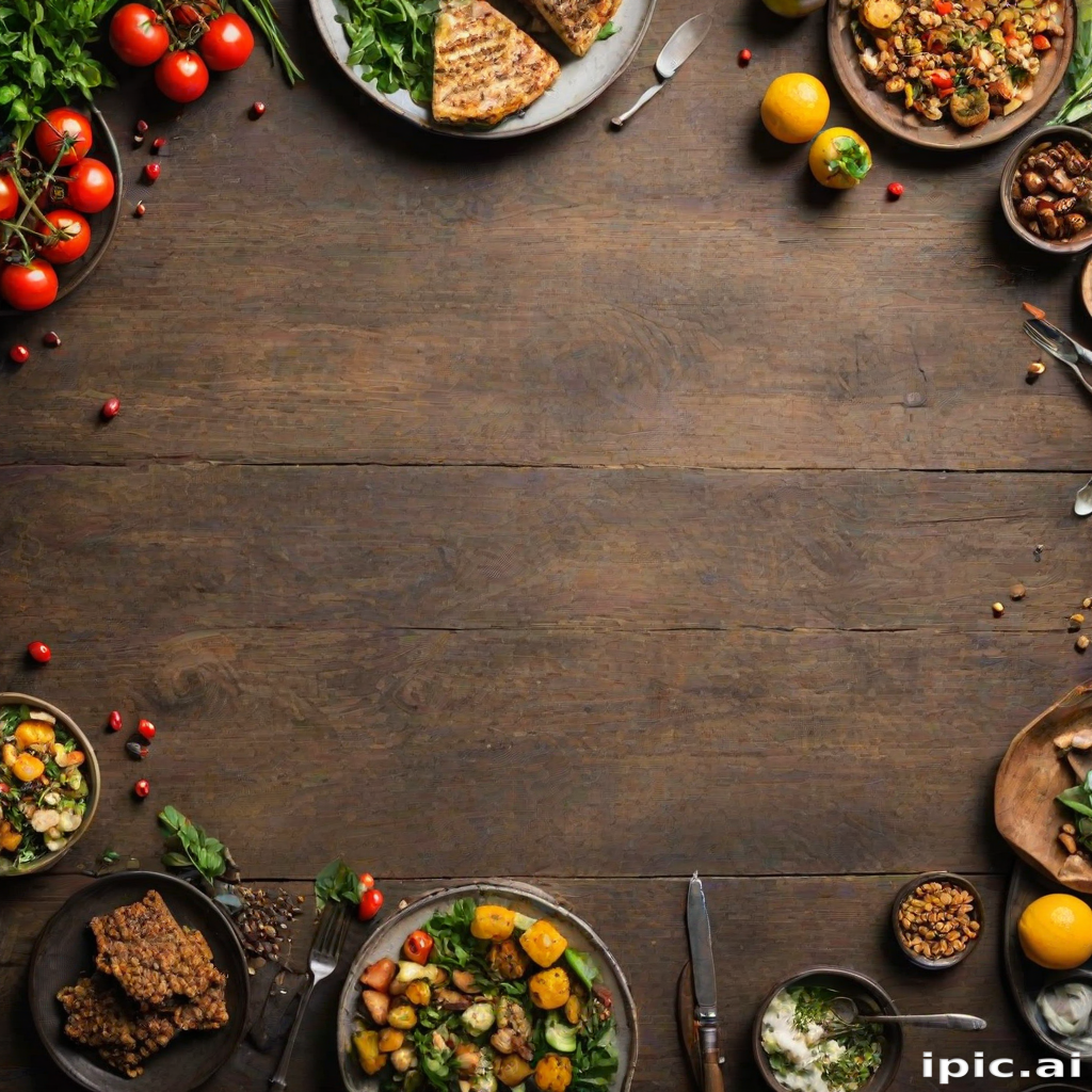 background of table