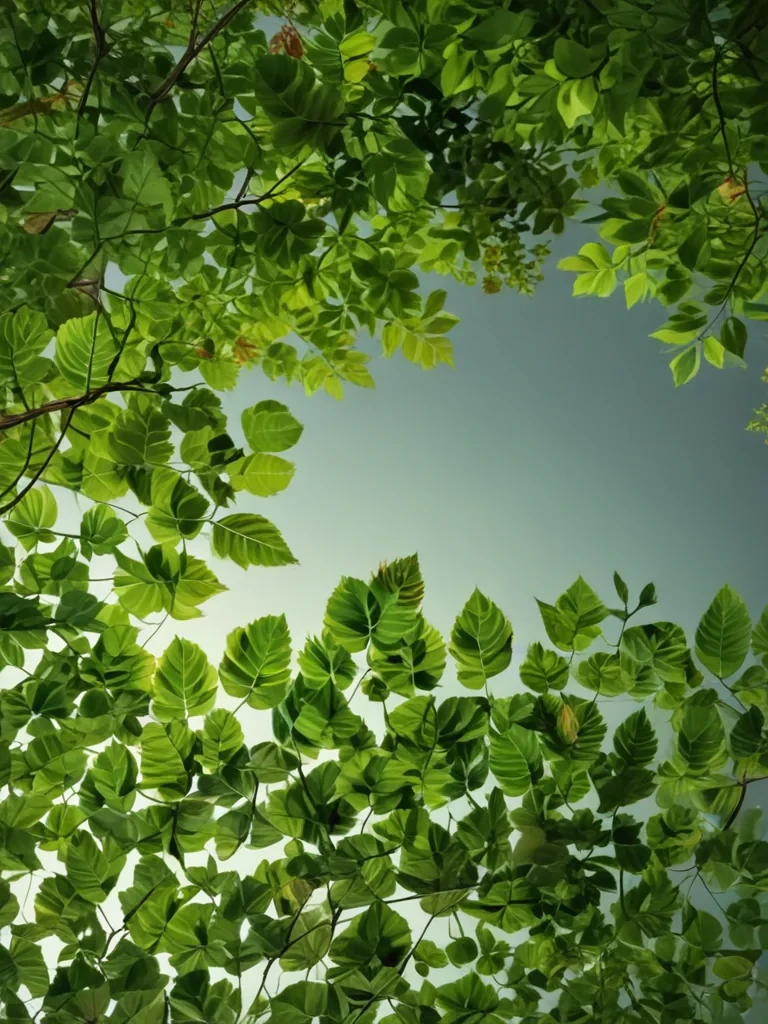 background leaves