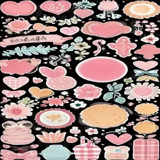 scrapbook stickers png