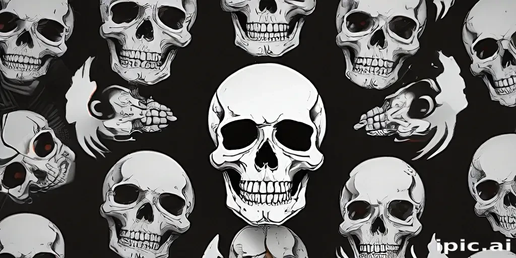skull background
