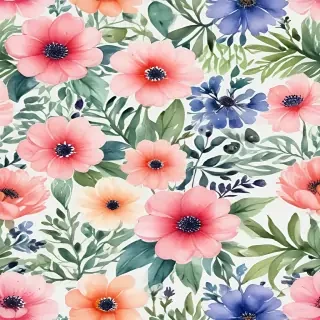 background watercolor flowers