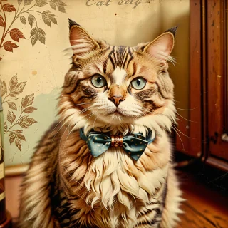 vintage cat