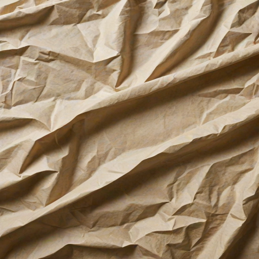 wrinkled paper