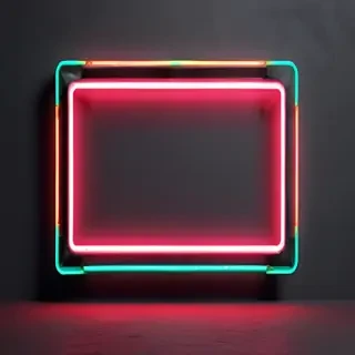 neon frame