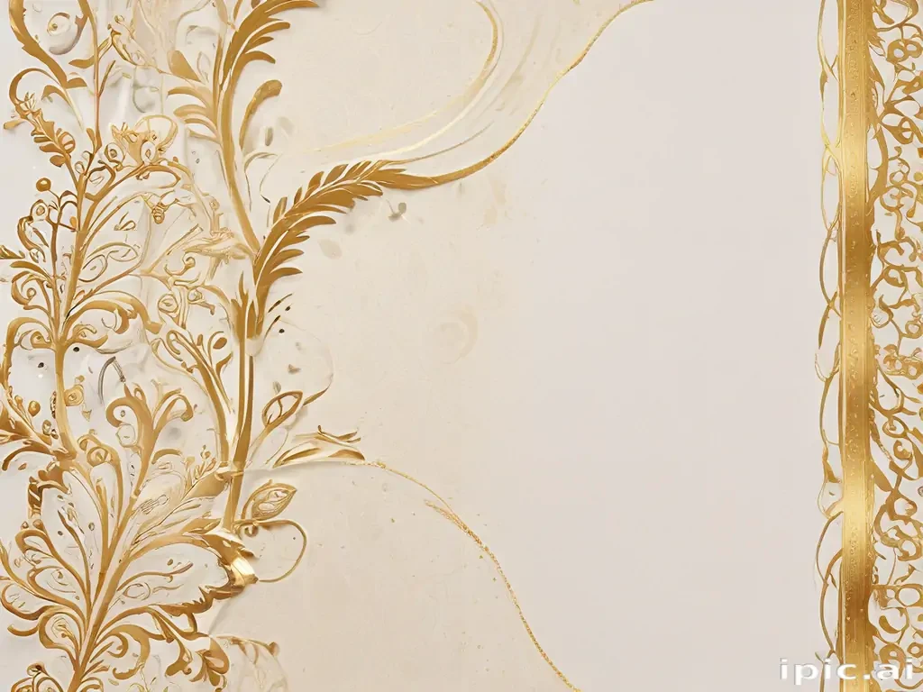 elegant white and gold background