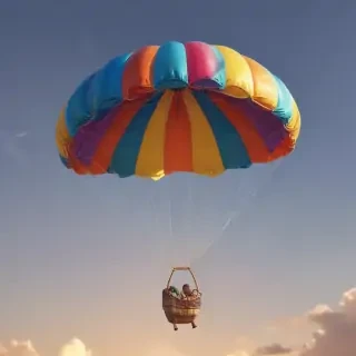 parachute png