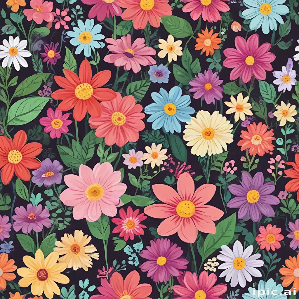 cartoon flowers png
