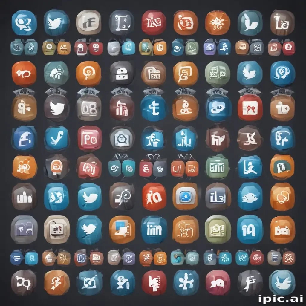 social media icons