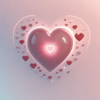 aesthetic heart background