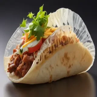 transparent taco
