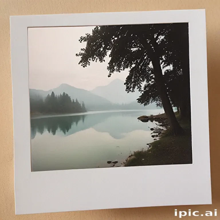 aesthetic polaroid frame