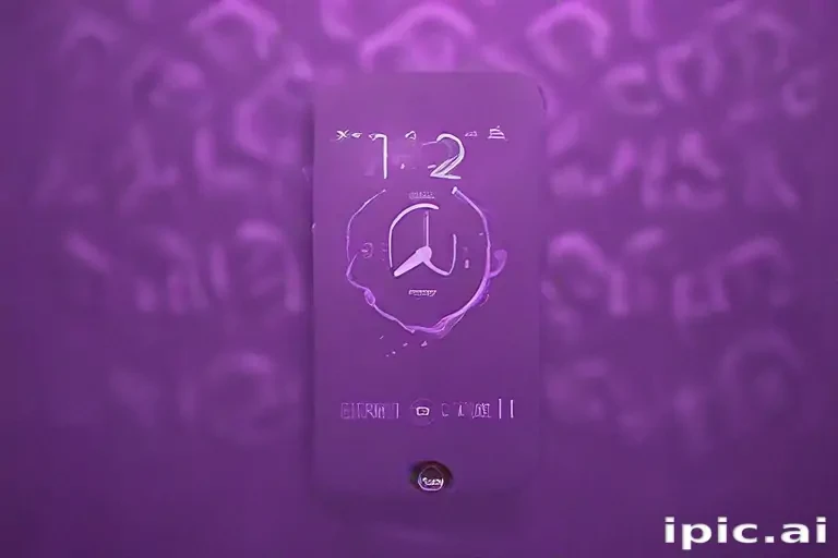 purple lockscreen