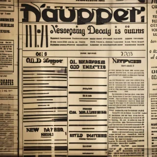 old newspaper texture